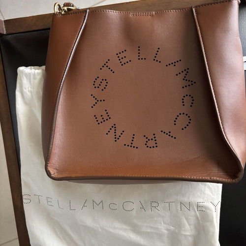 Stella McCartney crossbody bag vegan leather, like new, brown