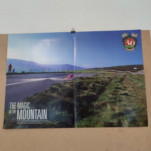 Isle of Man TT 2012 poster in good condition