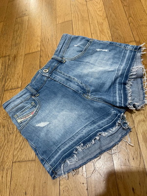 Diesel denim shorts for girls 13-14 years like new