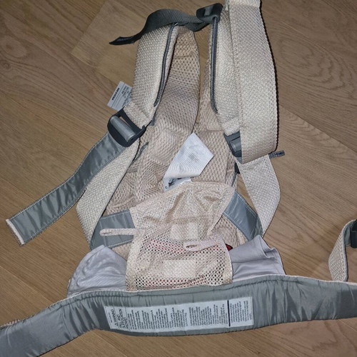 BabyBjörn One Air 3D Mesh baby carrier used, light pink