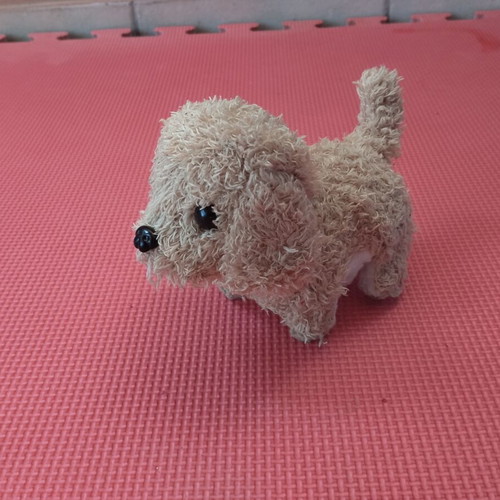 Walking barking dog toy used, requires batteries