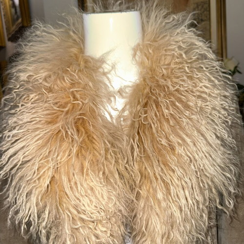 Castor coat, beige, size M