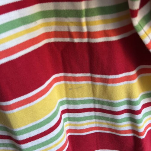 Ralph Lauren Polo striped pique shirt XL like new, blue collar