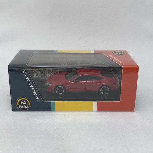 Audi RS e-tron GT 1/64 scale model car, Tango Red, PARA64