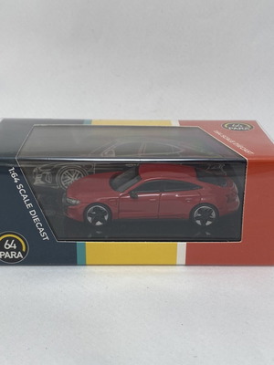Audi RS e-tron GT 1/64 scale model car, Tango Red, PARA64