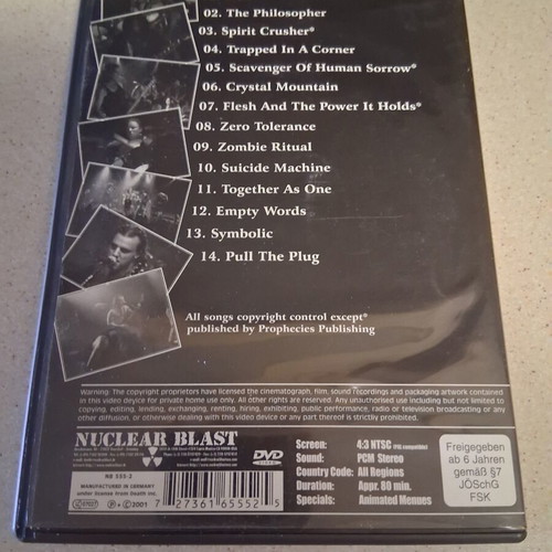 Death Live In L.A. DVD, metal