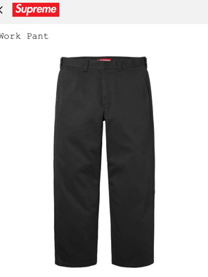 Παντελόνι Supreme New York Work Pant καινούργιο, μέγεθος 34, μαύρο