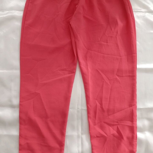 Fullah Sugah women's coral pants with drawstring used, size S
