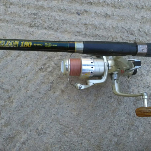 Mega Cameleon 180 fishing rod with Mega reel used