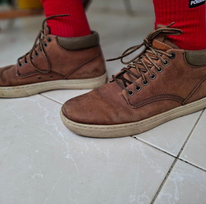 Timberland μποτάκια δερμάτινα καφέ