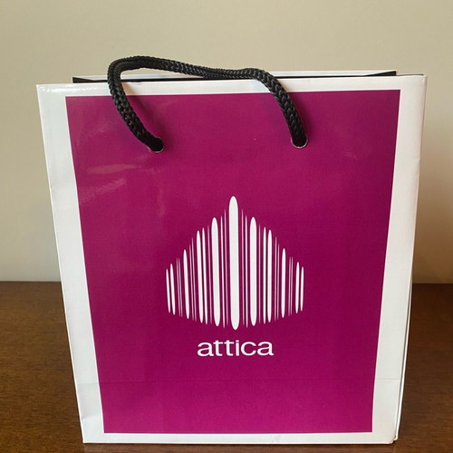 Attica bag like new with gift Hondos Center Christmas edition bag