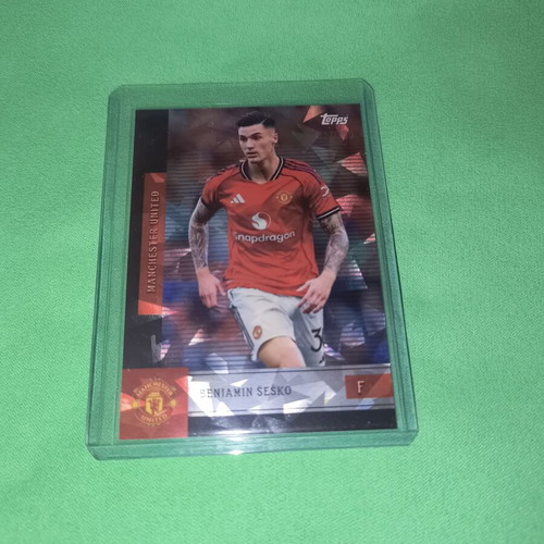 Benjamin Sesko Topps Manchester United card new