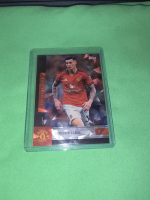 Benjamin Sesko Topps Manchester United card new
