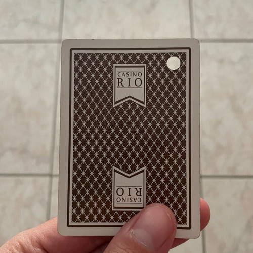 Casino Rio collectible playing cards used