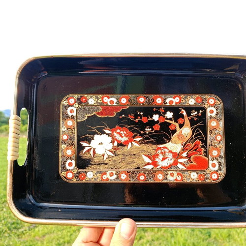 Vintage melamine serving tray unused