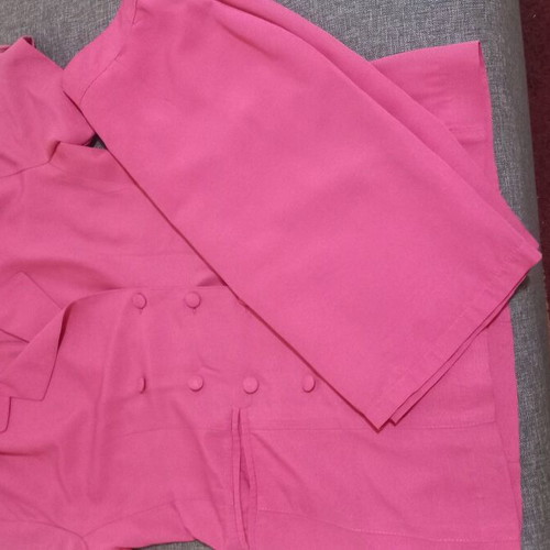 Jacket and skirt used, pink, in excellent condition