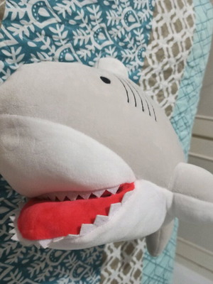 Miniso Shark plush like new with tag