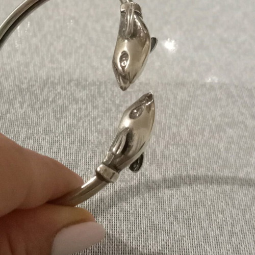 Silver bracelet cuff 925 like new