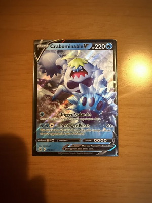 Crabominable V (FST 076) Pokemon card new