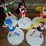  5 Συλλεκτικες Φιγουρες Δρασης Sailor Moon