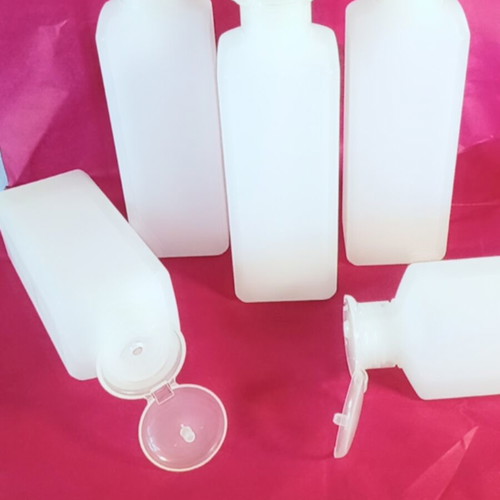 Plastic cosmetic packaging set 6x250ml new