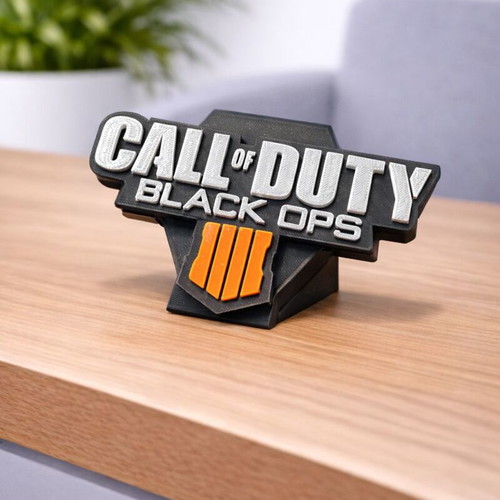 Call of Duty Black Ops 4 logo new 3D printed