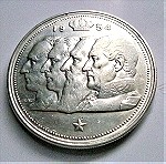  ΒΕΛΓΙΟ / BELGIUM 100 francs 1948-1954 (1954) * 835 SILVER coin*