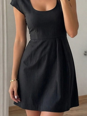 French Connection black mini dress like new, small-medium
