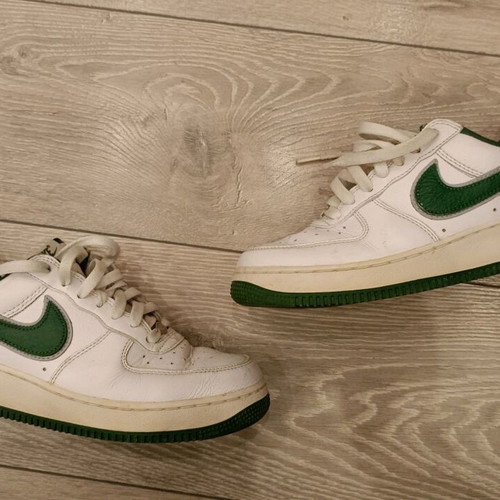 Nike AF1 Low x LeBron James "SVSM/Four Horsemen" used, white/green, size 40