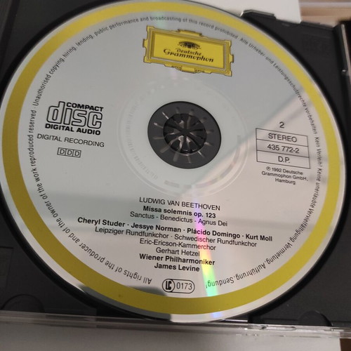 Missa Solemnis CD by Ludwig Beethoven like new, classical