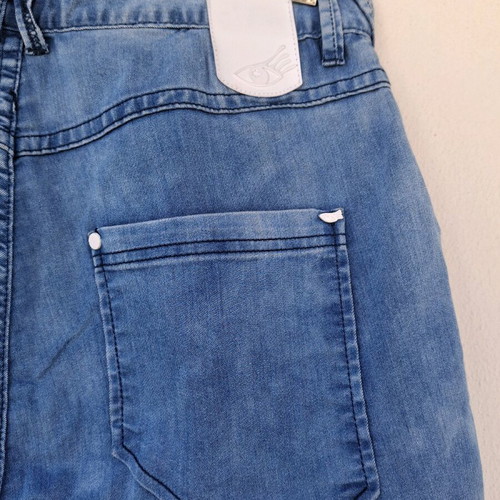 Rutme denim shorts size M like new, blue