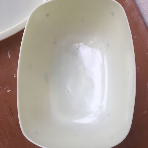 Plastic butter dish vintage with clean base without scratches