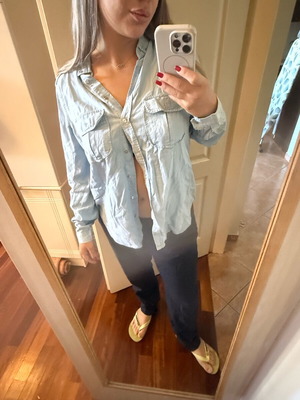 Massimo dutti πουκάμισο σαν καινούργιο, μπλε, μεταξένια υφή