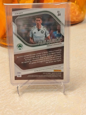 Filip Djuricic 2025-26 Panini Prizm FIFA Soccer Silver Prizm card #64 Panathinaikos