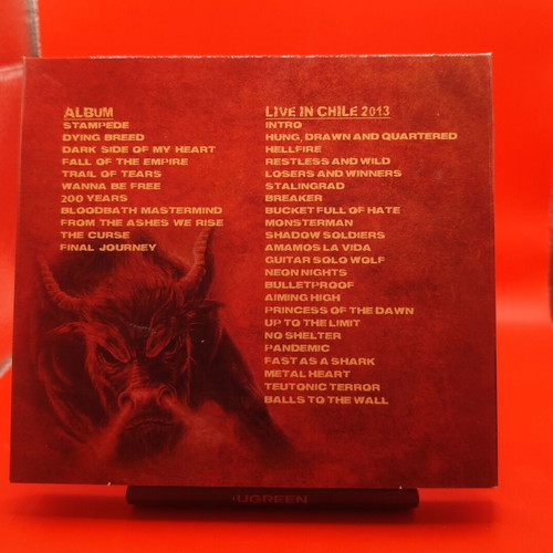 Accept Blind Rage Limited Edition Digipak CD and DVD