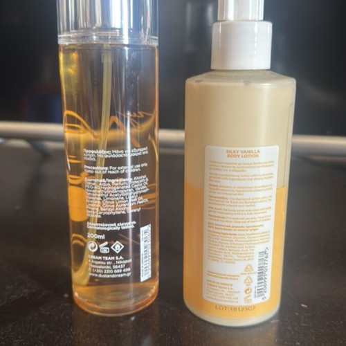 Dust and Cream Vanilla Mist and Lotion Gift Set new