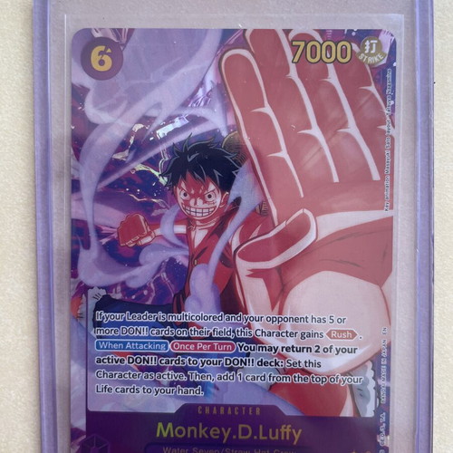 One Piece TCG Monkey.D.Luffy EB02-061 Alt Art card