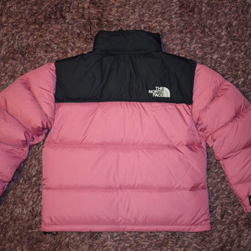 The North Face 96 Retro Nuptse men's jacket used, size M, black and pink