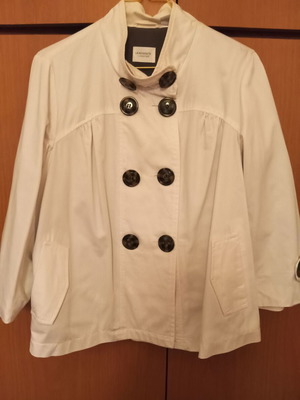 La Redoute Collections white caban coat like new
