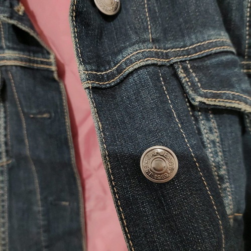 GAP denim jacket used, size S, blue with lining