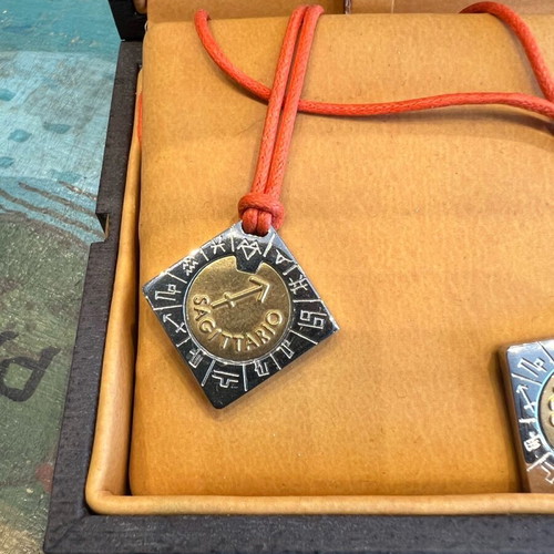 Comete Zodiac necklaces like new, set of 3