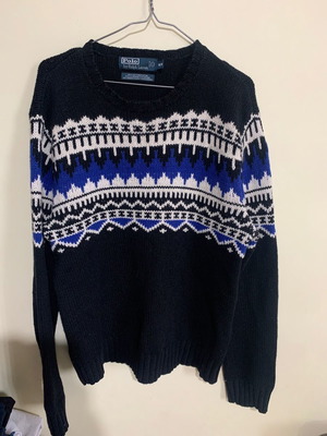 Polo by Ralph Lauren sweater used, size M, blue