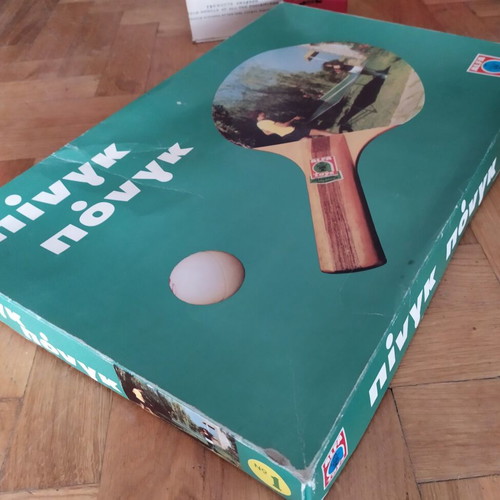 Ping-Pong Set 70s by Alfa Toys new