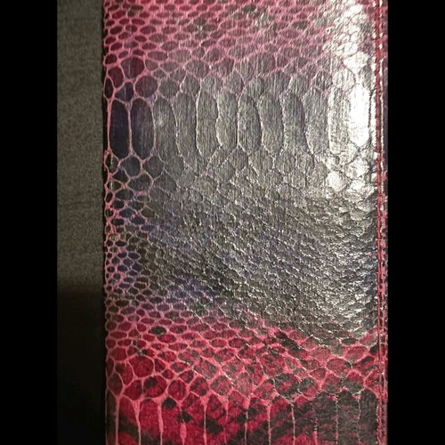 Wallet purple with animal print pockets like new H&M