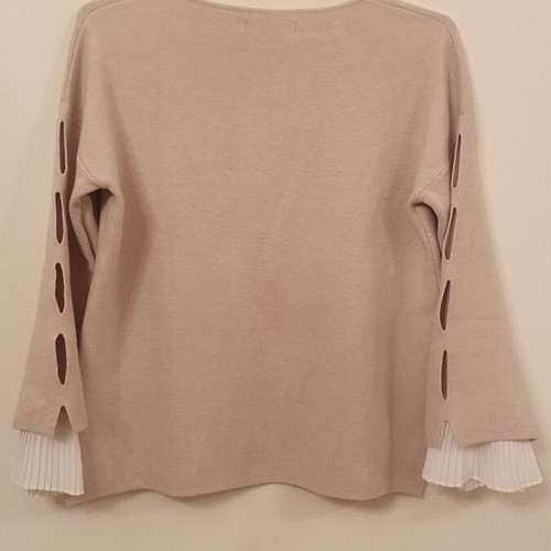 Blouse used beige, size L / 40 / 12
