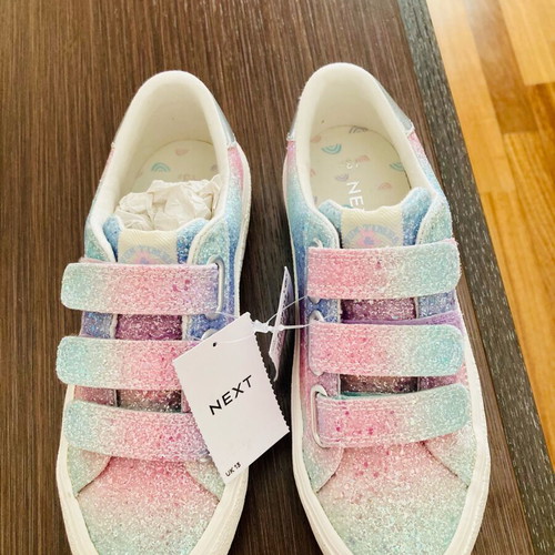 Next kids sneakers new, size 32, multicolor