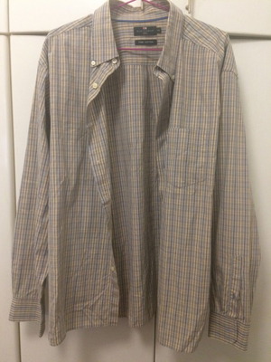 Πουκάμισα μεταχειρισμένα XXL εμπριμέ ριγέ, σετ 2 τεμαχίων Marks & Spencer