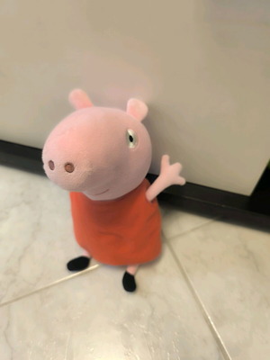 Peppa Pig plush doll used, genuine