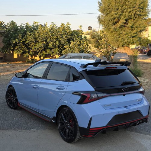 i20N side skirt N logo badges 3D printed