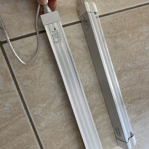 UV LED Blacklight Bars set of two used, 10W each, USB powered